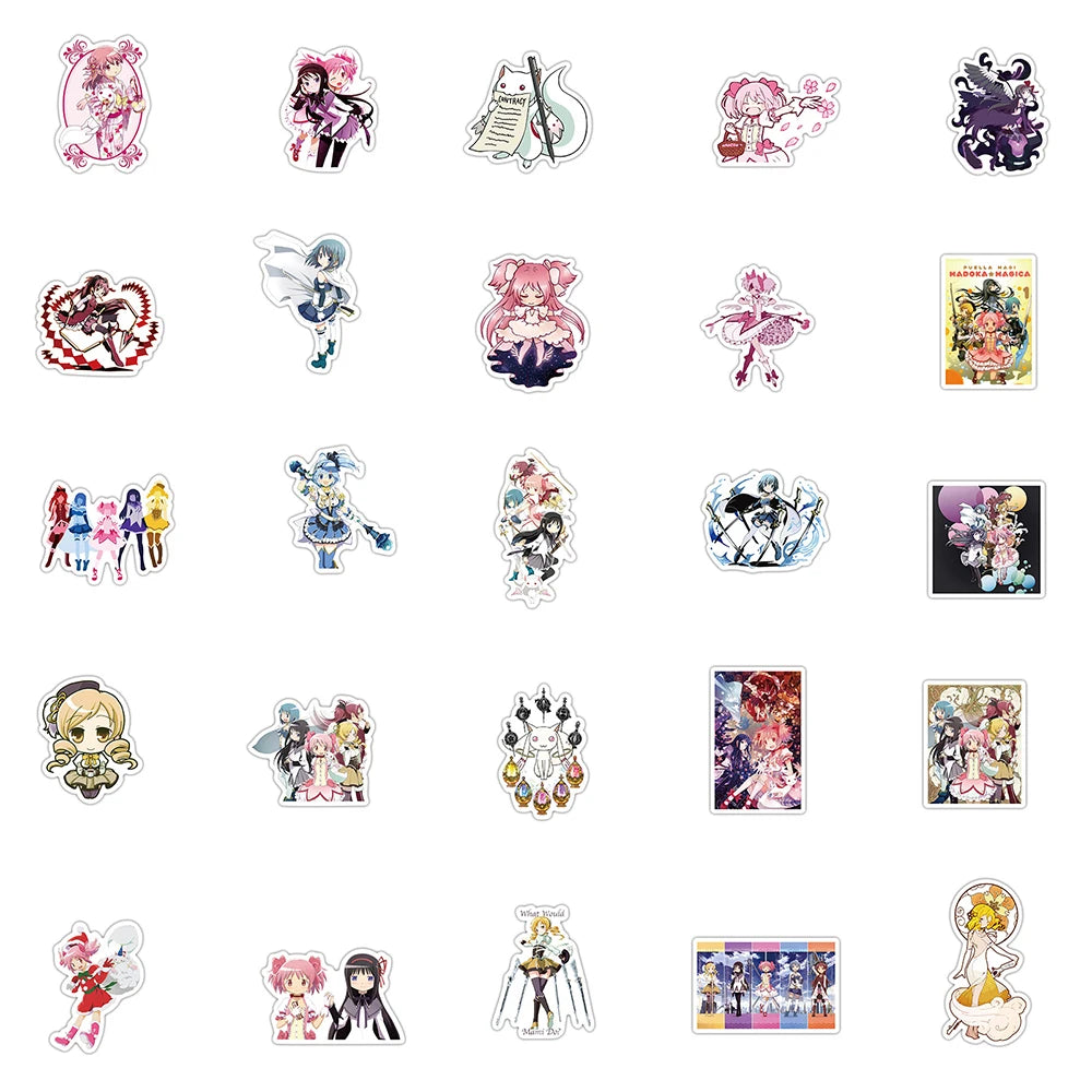 30/50PCS Puella Magi Madoka Magica Anime Stickers