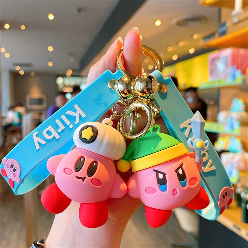 Pink Kirby Keychain