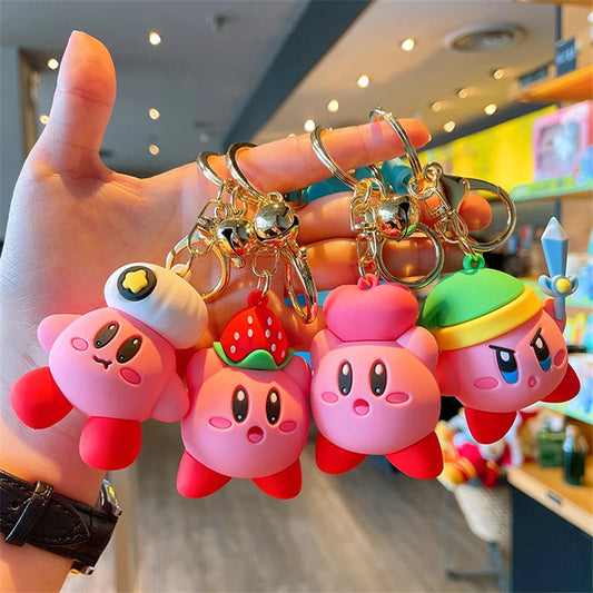 Pink Kirby Keychain