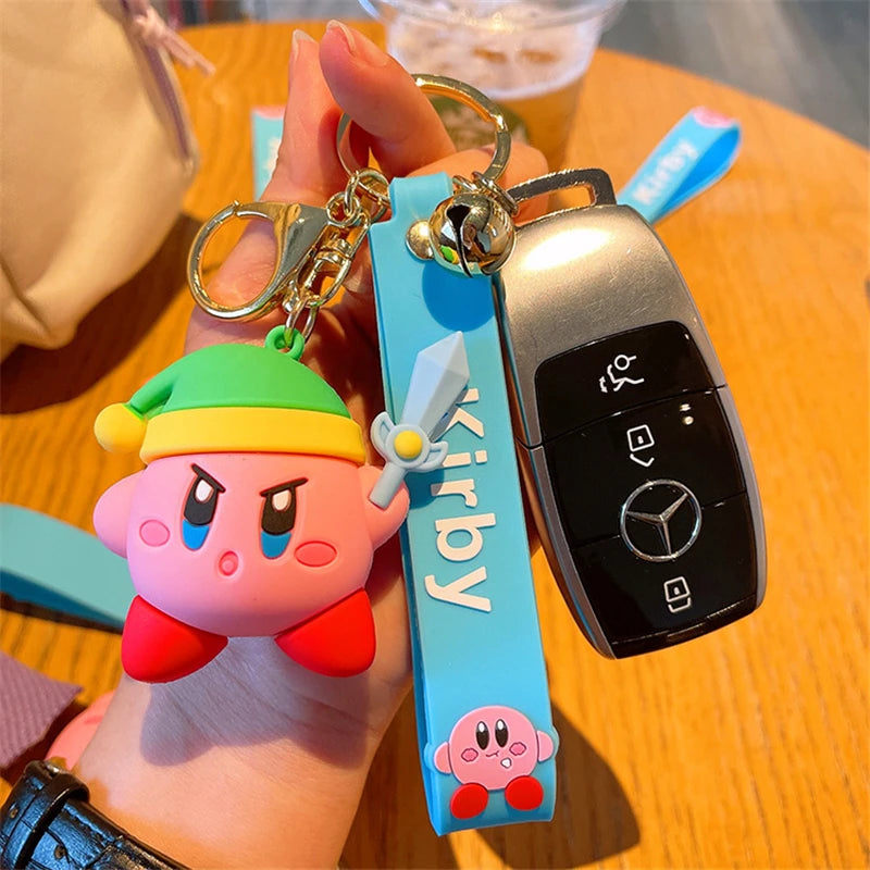 Pink Kirby Keychain