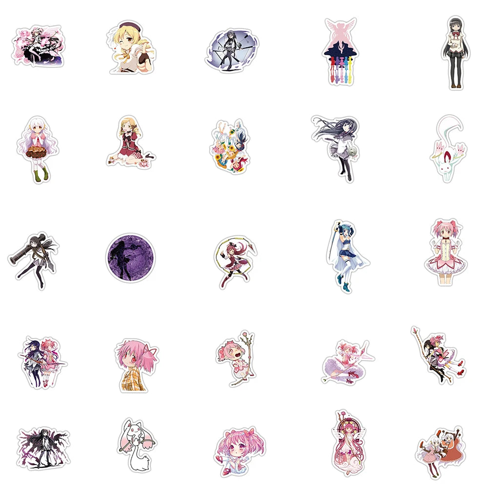 30/50PCS Puella Magi Madoka Magica Anime Stickers