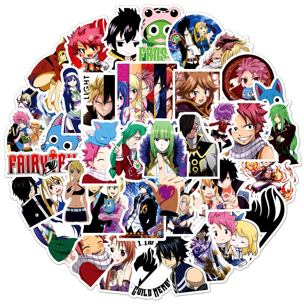 30/50pcs Anime FAIRY TAIL  Stickers