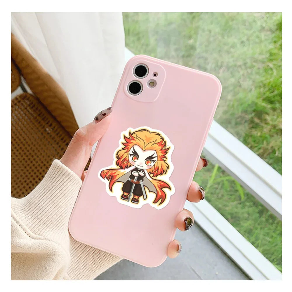 30/50PCS Demon Slayer Waterproof Sticker