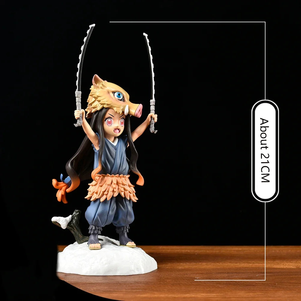 Kimetsu No Yaiba 19CM Pig's Head Kamado Nezuko Figurine